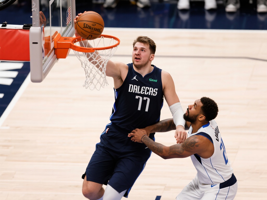 东契奇持球突破抛投命中完成2+1精彩表现 最让人叹为观止的是,东契奇这一动作不仅完