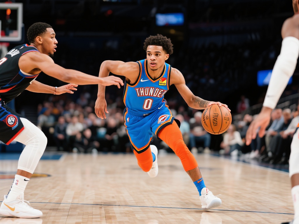 雷霆则是一支靠防守驱动的队伍，他们的核心